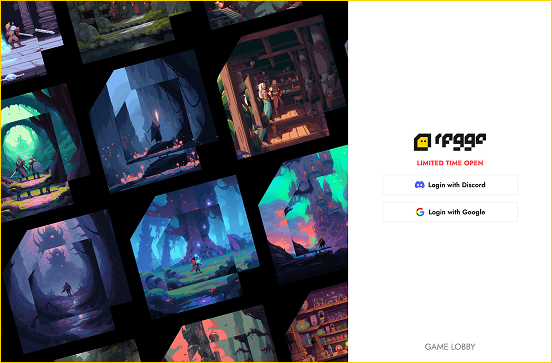 Old RPGGO login page