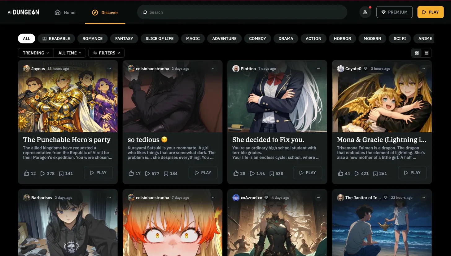 AI Dungeon remix pattern